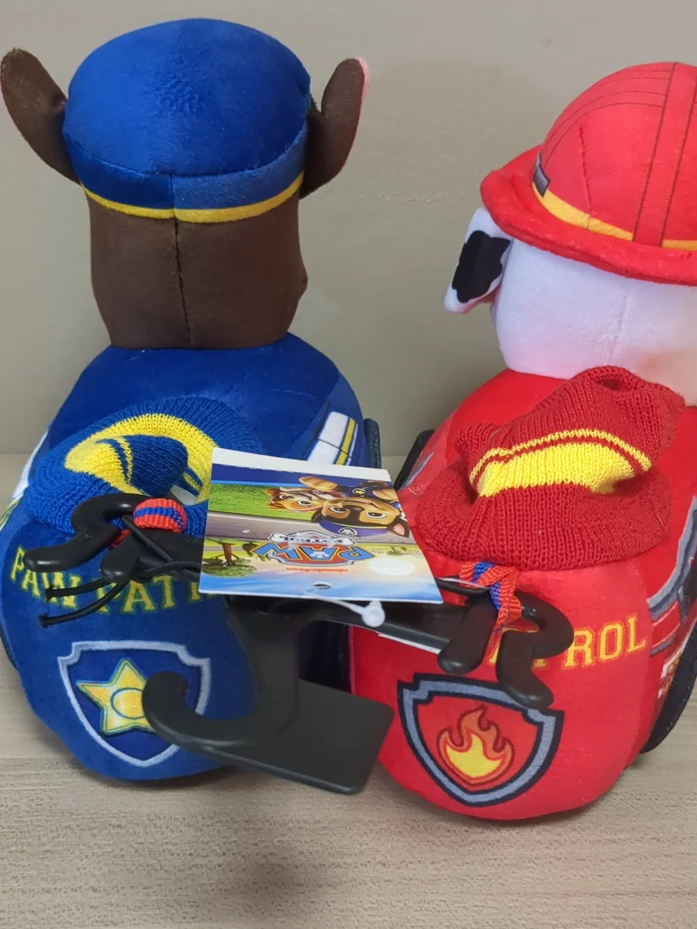PAW Patrol Plush Slippers - Red & Blue Character Booties